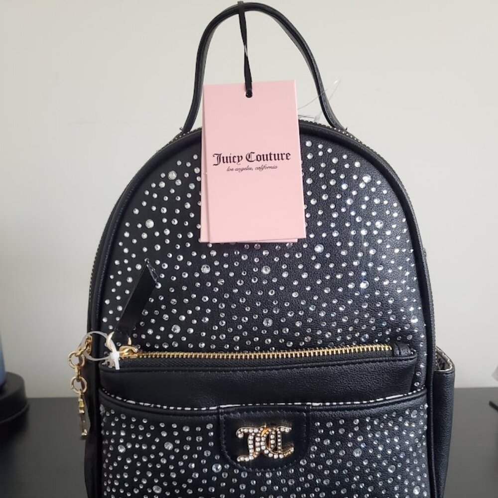 Brand NWT Juicy Couture Liquorice Dazzle Backpack